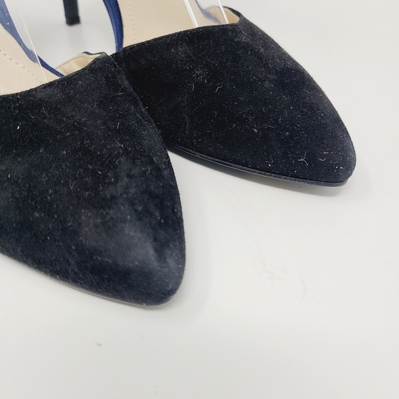 BCBG | Women's Malabo Blue Colorblock Suede Heels (Size 8.5) - Picture 8 of 14